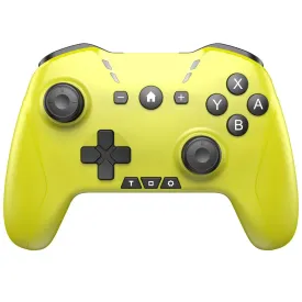 Bluetooth Controller for Switch/Mac/PC/Steam/Mobile Phone/iOS/Android//TV/iPad/Table/Apple Arcade MFi Games, switch pro controller wireless with Adjustable Dual Motion,Turbo,Macros,6-Axis,Wake Up for Black Myth: Wukong (Black) (Purple) (Yellow)
