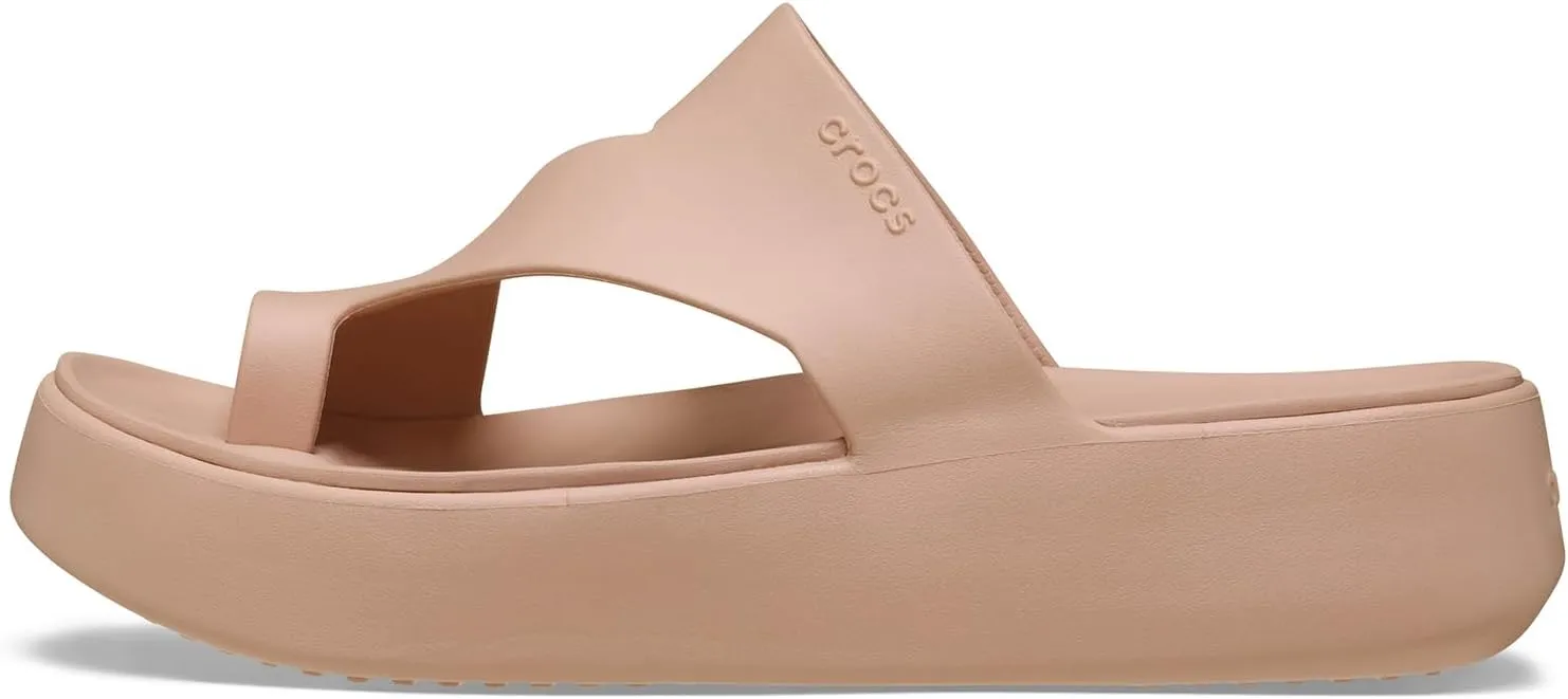 Crocs Women's Getaway Toe Loop Platform Sandals, LiteRide Comfort