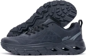 Wide Trail Running Shoes for Mens - FALKON 1.0 Waterproof Hiking Sneakers Wide Width for Outdoor with Jet-Holes Sole